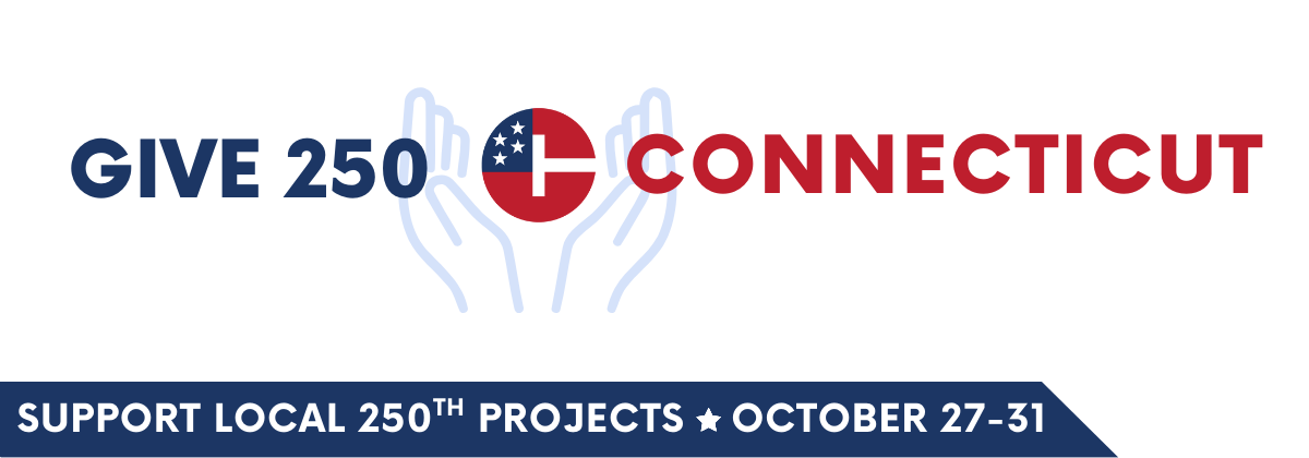Give 250 logo with the tagline "support local 250th projects" and the dates of October 27-31